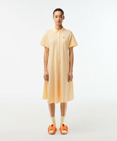 鹿の子地シャツワンピース /シャツドレス