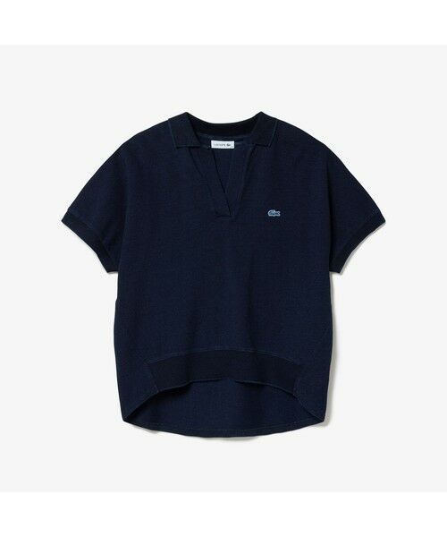 LACOSTE / ラコステ ポロシャツ | インディゴスキッパーネックポロシャツ | 詳細5