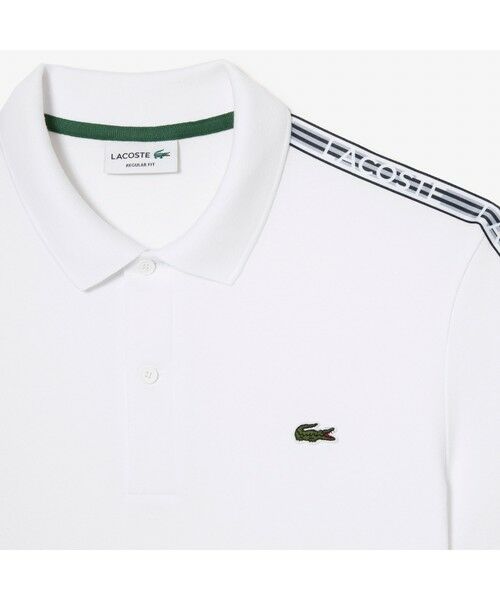 LACOSTE / ラコステ ポロシャツ | ショルダーテーピング鹿の子地ポロシャツ | 詳細4