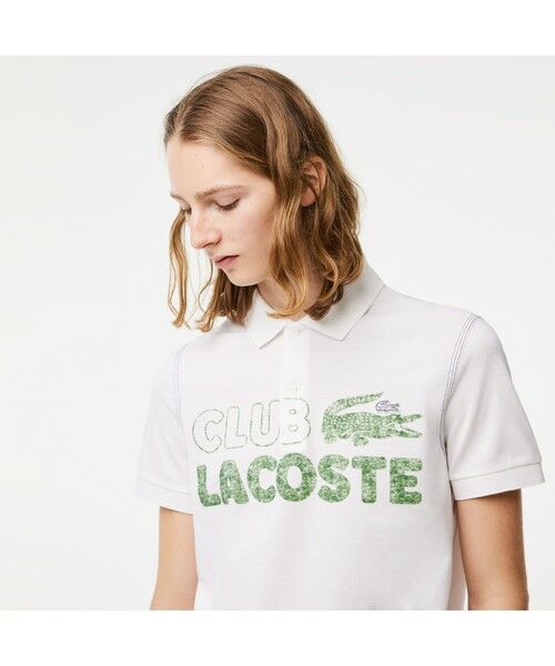 LACOSTE / ラコステ ポロシャツ | ヴィンテージプリントポロシャツ | 詳細1