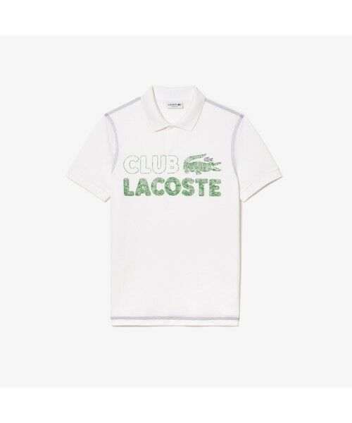 LACOSTE / ラコステ ポロシャツ | ヴィンテージプリントポロシャツ | 詳細3