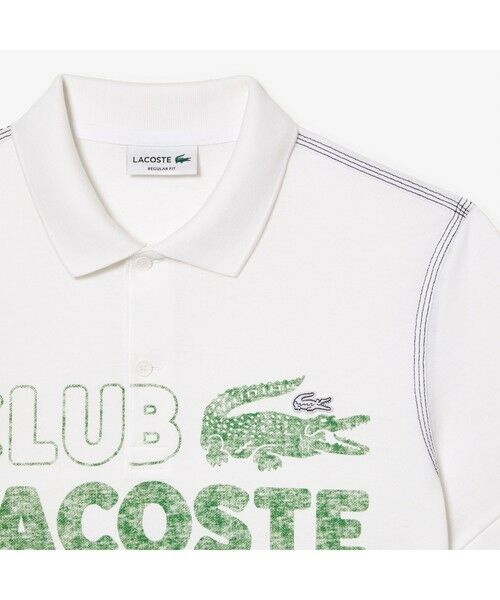 LACOSTE / ラコステ ポロシャツ | ヴィンテージプリントポロシャツ | 詳細4