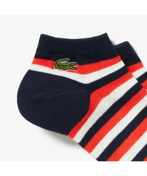 LACOSTE / ラコステ ソックス | マルチボーダーくるぶし丈ソックス | 詳細1