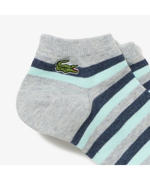 LACOSTE / ラコステ ソックス | マルチボーダーくるぶし丈ソックス | 詳細3