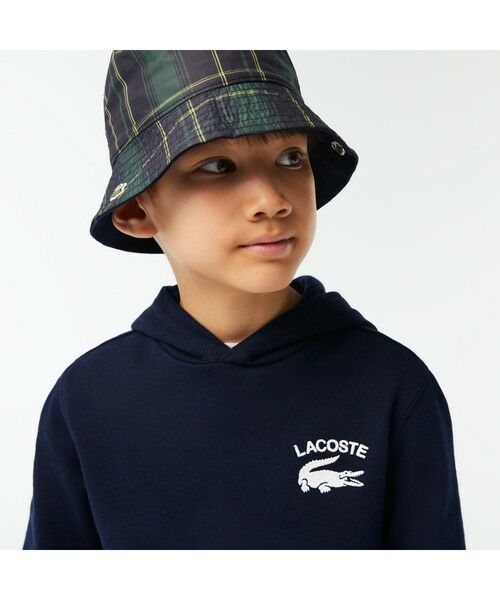 LACOSTE / ラコステ パーカー | BOYS ワンポイントステッチスウェットフーディー | 詳細12