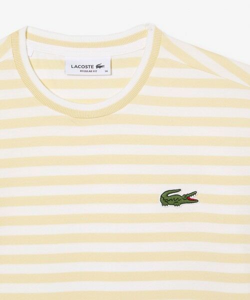 LACOSTE / ラコステ Tシャツ | ヘビーウェイト ワイドマリンボーダー半袖Tシャツ | 詳細10