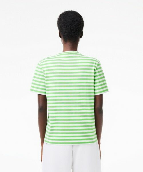 LACOSTE / ラコステ Tシャツ | ヘビーウェイト ワイドマリンボーダー半袖Tシャツ | 詳細13