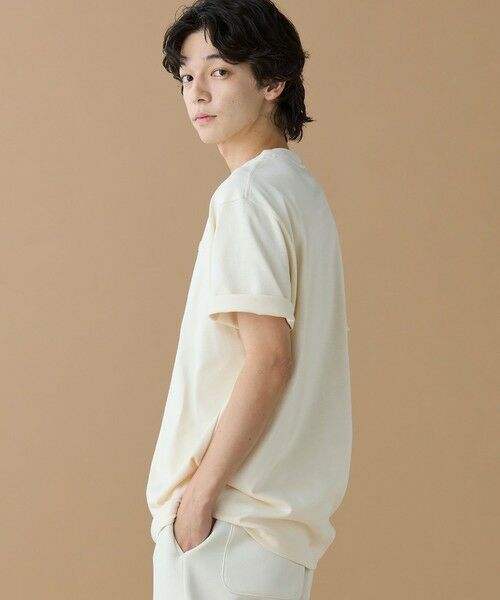 LACOSTE / ラコステ Tシャツ | ヘビーウェイトブランドネーム ラバープリント ロゴ半袖Tシャツ | 詳細16