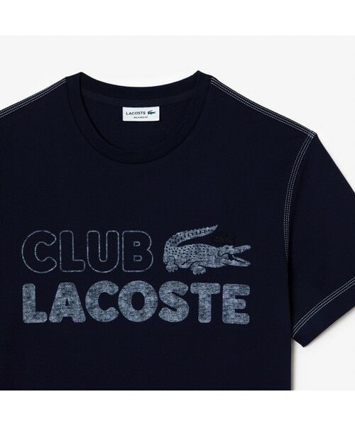 LACOSTE / ラコステ Tシャツ | ヴィンテージプリントクルーネックTシャツ | 詳細4