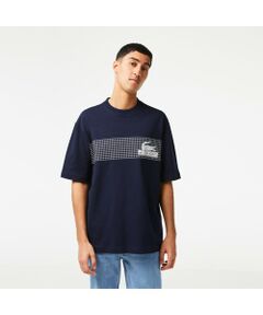 クラシックテニスプリントルーズフィットTシャツ