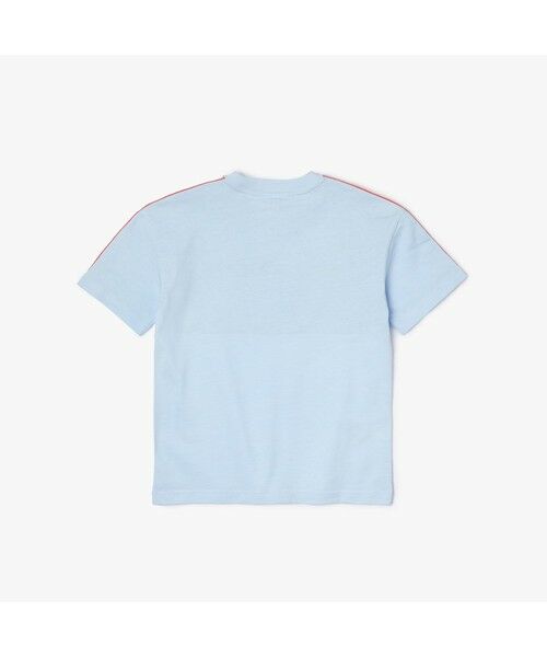 LACOSTE / ラコステ Tシャツ | BOYS ショルダーテーピングカラーブロックTシャツ | 詳細1