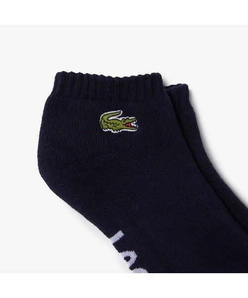 LACOSTE / ラコステ ソックス | ネームジャカードくるぶし丈ソックス | 詳細1