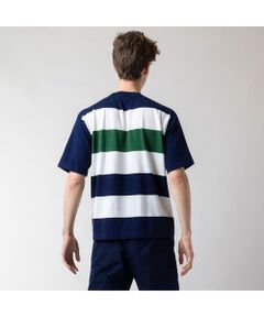 パネル切り替えニットTシャツ