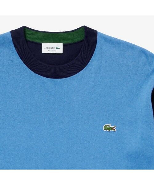 LACOSTE / ラコステ Tシャツ | パネル切り替えニットTシャツ | 詳細16