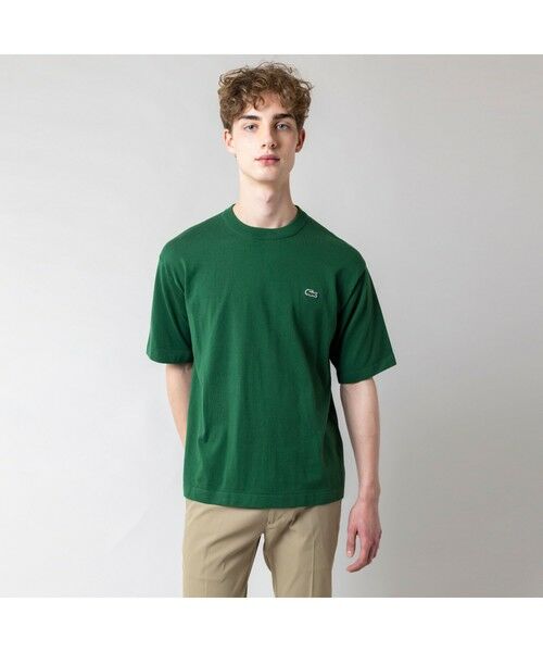 セール】 リラックスフィットニットTシャツ （Tシャツ）｜LACOSTE 