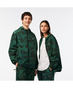 『Lacoste x Netflix』 総柄ジップアップジャケット