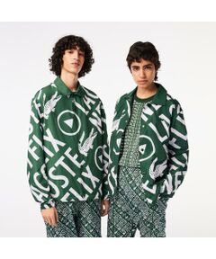 『Lacoste x Netflix』 総柄コーチジャケット