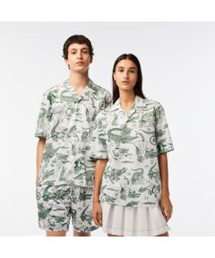 『Lacoste x Netflix』 ハワイアンシャツ