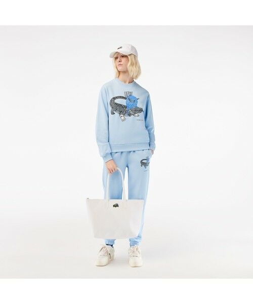 LACOSTE / ラコステ トートバッグ | 『Lacoste x Netflix』 クロックプリントラージトートバッグ | 詳細8