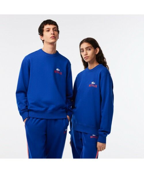 LACOSTE / ラコステ スウェット | 『Lacoste x Netflix』 バックプリントクルーネックスウェット | 詳細1