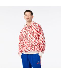 セール】 『Lacoste x Netflix』 総柄ジップアップジャケット