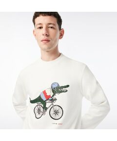 LACOSTE / ラコステ スウェット | 『Lacoste x Netflix』 アレンジワニロゴクルーネックスウェット