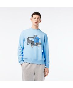 『Lacoste x Netflix』 アレンジワニロゴクルーネックスウェット