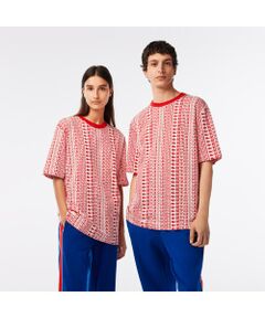 『Lacoste x Netflix』 総柄Tシャツ