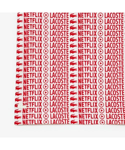 LACOSTE / ラコステ Tシャツ | 『Lacoste x Netflix』 総柄Tシャツ | 詳細9