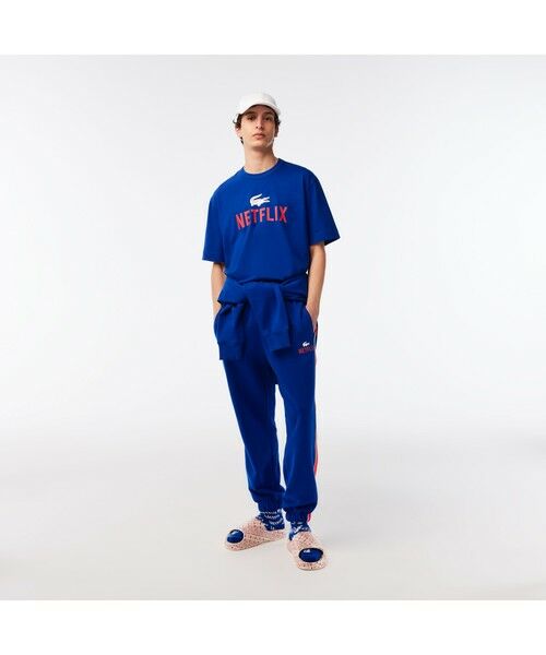 LACOSTE / ラコステ Tシャツ | 『Lacoste x Netflix』 バックプリントクルーネックTシャツ | 詳細14