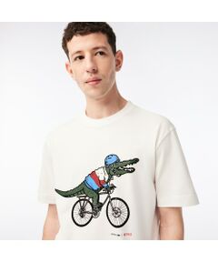 『Lacoste x Netflix』 アレンジワニロゴTシャツ