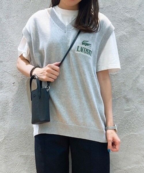 LACOSTE / ラコステ ベスト | クラシックVネックニットベスト | 詳細15