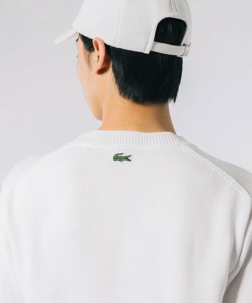 LACOSTE / ラコステ ニット・セーター | クラシックグラフィックロゴステッチ ニットセーター | 詳細6