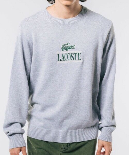 LACOSTE / ラコステ ニット・セーター | クラシックグラフィックロゴステッチ ニットセーター | 詳細10