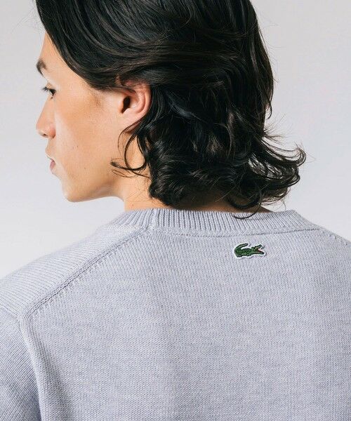 LACOSTE / ラコステ ニット・セーター | クラシックグラフィックロゴステッチ ニットセーター | 詳細15