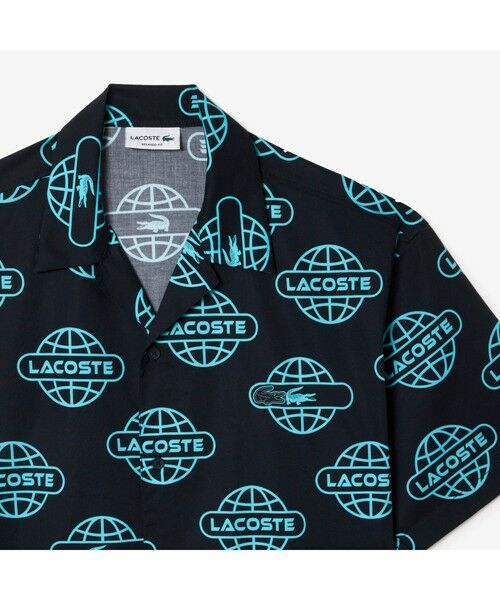 LACOSTE / ラコステ シャツ・ブラウス | グローブプリントオープンカラーシャツ | 詳細6