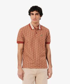 LACOSTE / ラコステ ポロシャツ | モノグラムジャカード半袖ポロシャツ