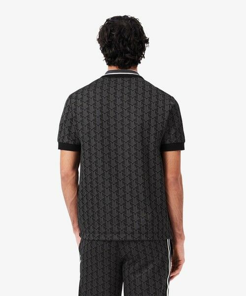 モノグラムジャカード半袖ポロシャツ （ポロシャツ）｜LACOSTE