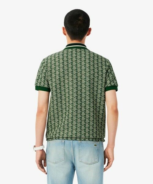 モノグラムジャカード半袖ポロシャツ （ポロシャツ）｜LACOSTE