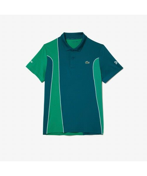 LACOSTE / ラコステ ポロシャツ | 『ノバク・ジョコビッチ』アシンメトリー切り替えポロシャツ | 詳細6