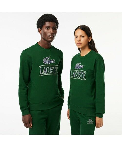 3Dプリントクラシッククルーネックスウェット （スウェット）｜LACOSTE