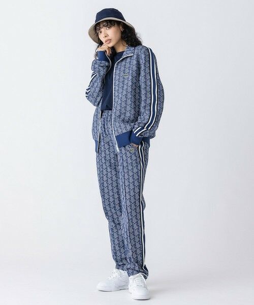 LACOSTE / ラコステ その他トップス | モノグラムジャカードトラックジャケット 【セットアップ対応】 | 詳細1
