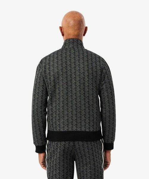 LACOSTE ラコステ　モノグラム　セットアップ　　SH1368 ブラック LACOSTE ラコステ モノグラム トラックスーツ 上下組 トラック