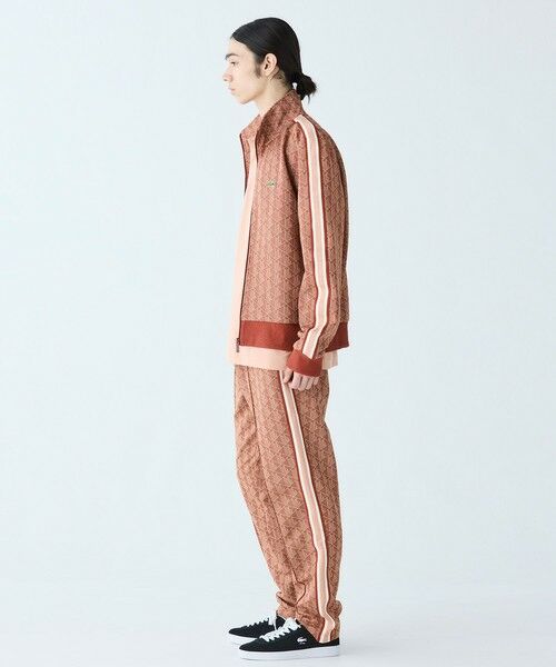 たろさん モノグラムジャカードトラックジャケット、パンツセットXS LACOSTE｜モノグラムジャカードトラックジャケット