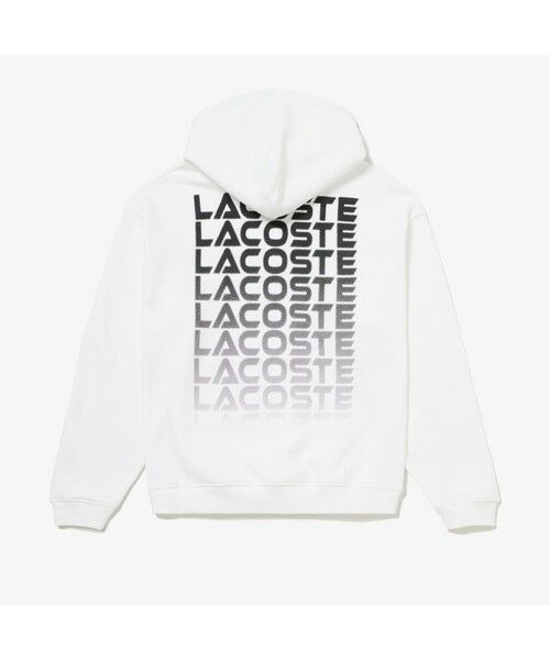 LACOSTE / ラコステ パーカー | グラデーションネームロゴバックプリントフーディー | 詳細4