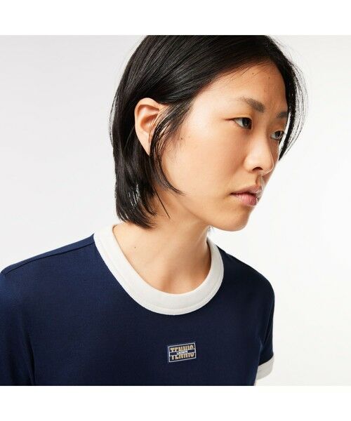 LACOSTE / ラコステ Tシャツ | ラコステテニストリムTシャツ | 詳細1