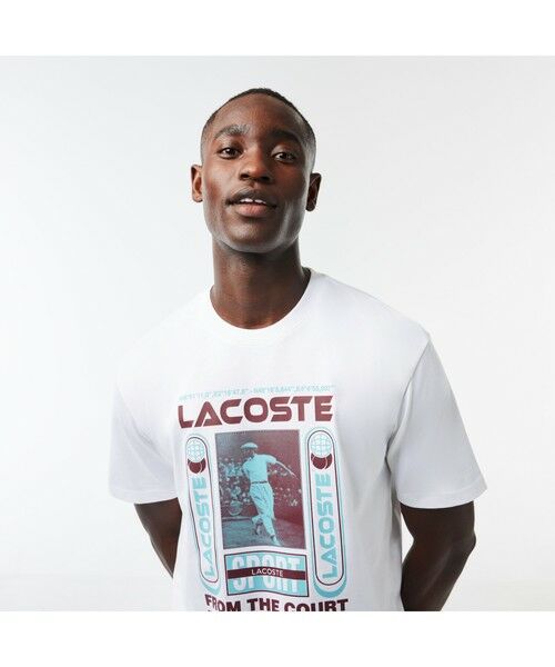LACOSTE / ラコステ Tシャツ | ルネ・ラコステ グラフィックプリントTシャツ | 詳細1