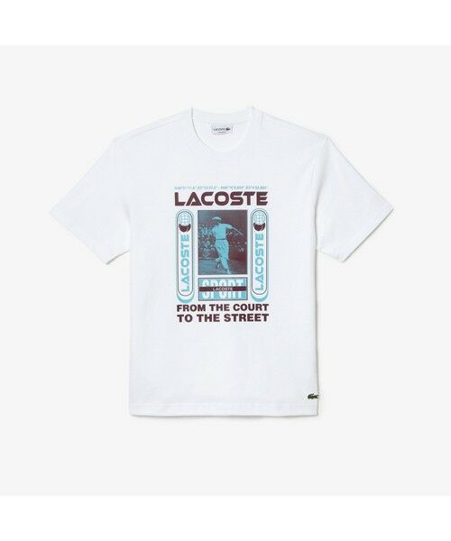 LACOSTE / ラコステ Tシャツ | ルネ・ラコステ グラフィックプリントTシャツ | 詳細4
