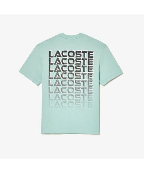 LACOSTE / ラコステ Tシャツ | グラデーションネームロゴバックプリントTシャツ | 詳細2