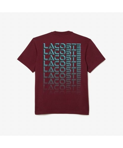 グラデーションネームロゴバックプリントTシャツ （Tシャツ）｜LACOSTE